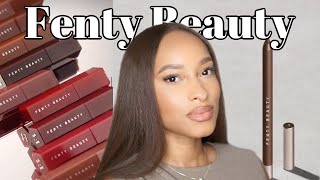 Testing Fenty Beautys New Lip Liners First Impressions amp Review [upl. by Nahsaj]