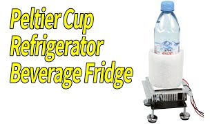 Peltier Cup Refrigerator Beverage Fridge [upl. by Anerbes]