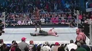 Cena and Batista vs Big show and Booker t 2mp4 [upl. by Arihppas]