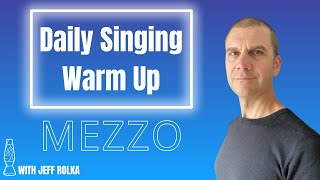 Daily Singing Warm Up Mezzo Soprano Range [upl. by Nodnerb]