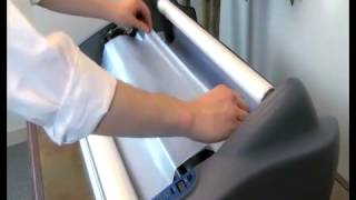 GBC HeatSeal Pinnacle 27 Laminator  How to Load a Film [upl. by Jermain]