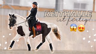 Die Reithalle ist FERTIG 😱😍 wir gehen reiten  AampG HorseDiary [upl. by Mulry281]