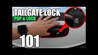 How to Install POP amp LOCK Manual TailGate Lock for GM 1999  2007 CHEVY GMC CADILLAC DIY [upl. by Eynahpets543]