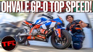 Is This The Fastest Minimoto On The Planet Ohvale GP0 190 Top Speed Run [upl. by Aryad]