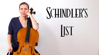 La liste de Schindler  Cello Cover  Sheet music [upl. by Schaab]