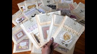 DIY Recycled Book Page Pouches SO EASY AND QUICK  Tutorial [upl. by Nya]