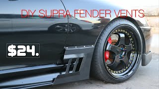 DIY Supra Ridox fender vents [upl. by Gilbertine]