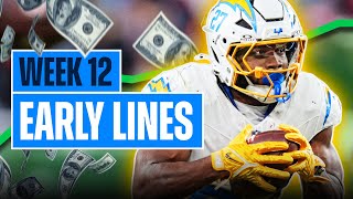 NFL Week 12 Early Picks  Line Movement Predictions 2024 [upl. by Harwin]