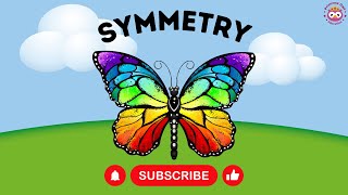 Symmetry for Children  Exploring Symmetry  Symmetry for Kids [upl. by Lyrak]