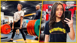 This female powerlifter impresses everyone at the gym [upl. by Takeshi]