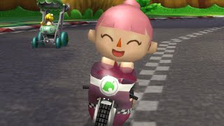 Female Villager in Mario Kart Wii [upl. by Imaon614]