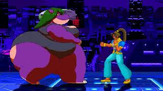 Bertha Hippo vs Pullum Purna MUGEN BATTLE [upl. by Demitria]