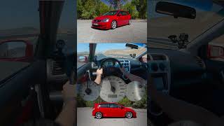 HONDA CIVIC TYPE R EP3  FAST 100200kmh  K24 SWAP VTEC ENGİNE SOUND [upl. by Cordova602]