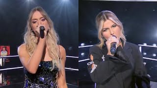 Calista Nelmas vs Maree Mamalis  Fall In Line  The Voice Australia 12  Battle Rounds FULL [upl. by Euqor]