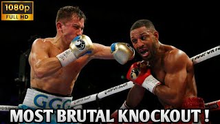 Kell Brook vs Gennady Golovkin Full Highlights  KNOCKOUT  Best Boxing Moment HD [upl. by Ahsenaj]