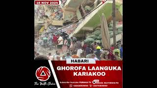 GHOROFAFA LAANGUKA KARIAKOO TARATIBU ZA UOKOAJI ZINAENDELEA 16112024 kariakoo ghorofa tanzania [upl. by Merilee]