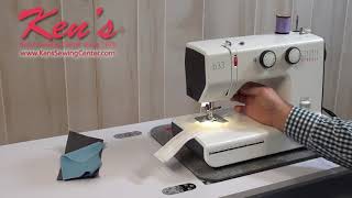 Bernette B33 Sewing Machine Demonstration by Kens Sewing Center in Muscle Shoals AL [upl. by Glavin]