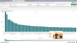 3  Creating the first chart  Qlik Sense Dashboard from Scratch [upl. by Zarger]