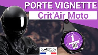 Porte Vignette CritAir Moto Homologué by blaubody  Meilleur support Critair Moto 2023 [upl. by Desai]