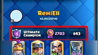 RemiEli clash royale best miner magic archer wall breaker deck [upl. by Ahsinawt97]