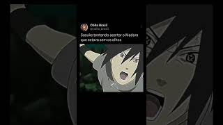 MADARA SEM OS OLHOS ESQUIVANDO DOS GOLPES DO SASUKE anime shorts [upl. by Drareg991]