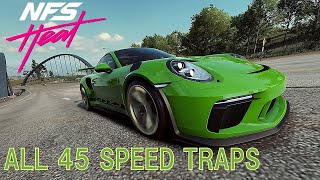 【Need for Speed Heat】ALL SPEED TRAPS LOCATIONSスピードトラップ [upl. by Whiting]