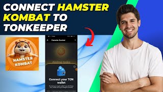 How To Connect Hamster Kombat To Tonkeeper Wallet  StepbyStep Guide [upl. by Anaoy7]