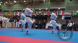 HIGHLIGHTS  14th Funakoshi Gichin Cup Japan Team Gankaku [upl. by Aihsenot537]