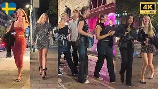 STOCKHOLM NIGHTLIFE🇸🇪WHAT HAPPENS AFTER DARKSUMMER4K [upl. by Biron115]