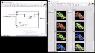 LabVIEW Array Example with Racecars [upl. by Pryor]