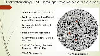 Dr Daniel Stubbings  Current and Future Directions in UAP Psychological Research [upl. by Reinald547]