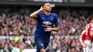 MIDDLESBROUGH 13 MAN UNITED  LINGARD STUNNER AND VALDES SLIP [upl. by Arek]