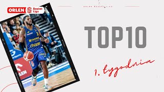 TOP10 1 tygodnia ORLENBasketLiga 2425 PLKPL [upl. by Tseng424]