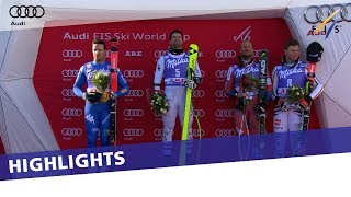 Kriechmayr wins superG for 2nd win in 2 days in Are  Highlights [upl. by Anitsej]