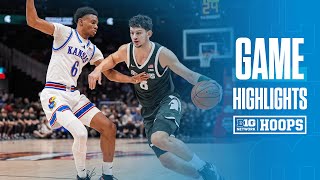 Michigan State vs Kansas  Highlights  Big Ten Mens Basketball  11122024 [upl. by Yajiv84]