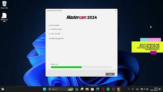 How To Download And Installing MasterCam 2024 Full Download and regrestation  mastercam2024 [upl. by Alfonso]