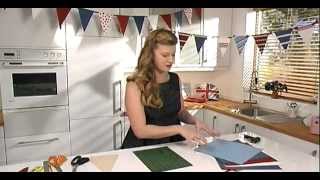 HOW TO MAKE PAPER BUNTING by Hannah ReadBaldrey [upl. by Ateekal]