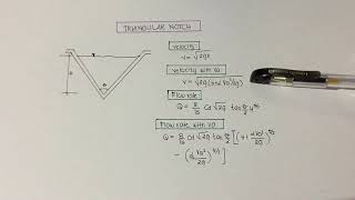 FLOW MEASUREMENTS IN CHANNELS RECTANGULAR NOTCH TRIANGULAR NOTCH CIPOLLETTI WEIR [upl. by Loris437]