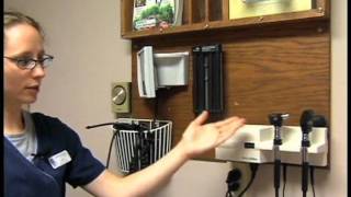 Clinical Med Asst Duties Starting a Shift  Medical Assistant Skills Video 3 [upl. by Doloritas]