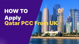 How to apply Qatar PCC from UK and MET appointment [upl. by Girardi]