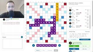 Scrabble game with commentary no454 [upl. by Ennairam]