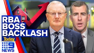 Half of Aussies want RBA boss Philip Lowe to step down  9 News Australia [upl. by Aicemak381]