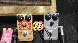 analogman sunface nkt275 vs 529toneworks fauxfuzz CV7005 [upl. by Maurice713]