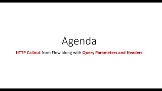 Callout From Flow With Query Params And Headers [upl. by Sender]