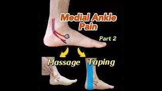 Medial Ankle Pain Instant Pain Relief [upl. by Annahsar]