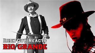 RIO GRANDE 1950  JOHN WAYNE MOVIE REACTION   FIRST TIME WATCHING [upl. by Anelec239]