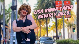 Lisa Rinna DANCING Around Beverly Hills [upl. by Ycrem]