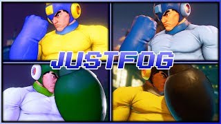 SFV AE ➥ JustFog Showcasing The New Ryu MegaMan Costume [upl. by Soloma912]