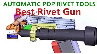 Automatic Pop Rivet Gun  Blind Rivet Tools RMB16P [upl. by Donell]