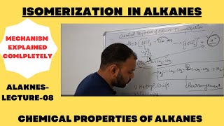 Isomerization in alkanes Mechanism explained II Branched isomers from straight chain alkanes II [upl. by Bertsche]